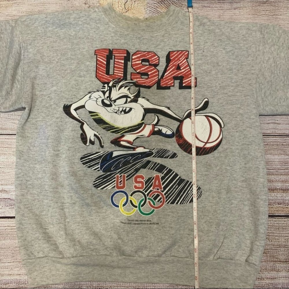 Vintage USA Olympic Tasmanian Devil Sweatshirt - Picture 14 of 15